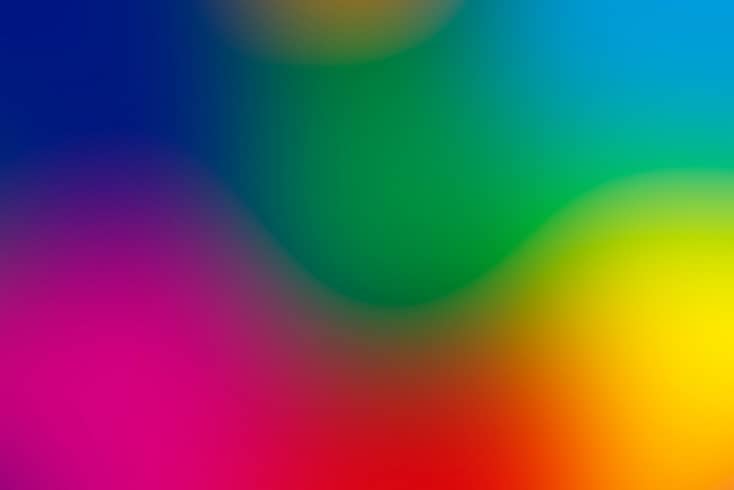 Blurred Pop Abstract Background With Vivid Primary Colors